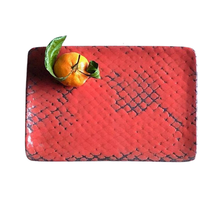 Paprika Medium Rectangular Serving Tray