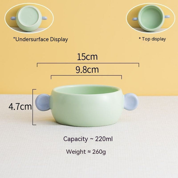 Pastel Binaural Wave Ceramic Ovenware Collection Parchway & Co.