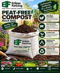 Peat-Free Compost Bulk Bag – Eco-Friendly Gardening & Landscaping Soil Enhancer-Eclipse Fencing