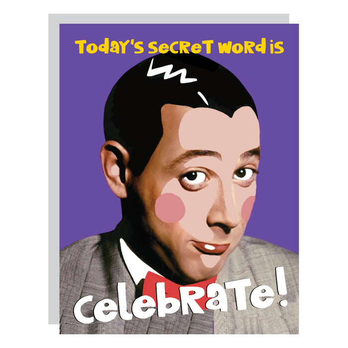 Pee-Wee Herman Birthday Card