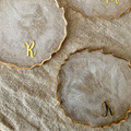 Personalized Initial Coaster, Set of 4