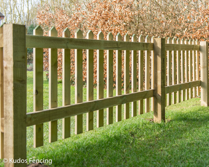 Picket Panel Smooth Tanalised Timber Pointed Top – Durable & Stylish Fencing-Eclipse Fencing