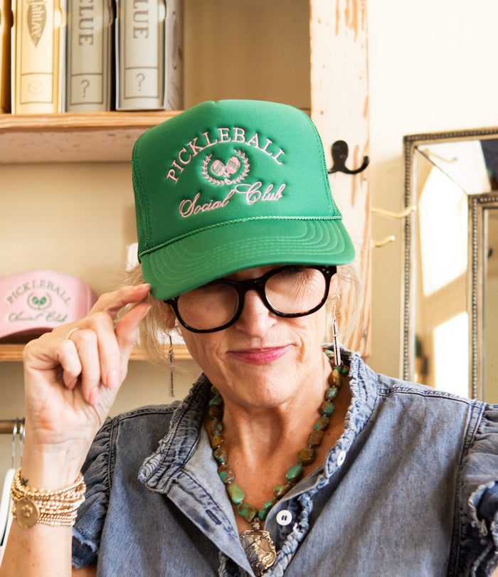Pickleball Social Club Trucker Hat- (Various Colors)