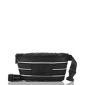 Pinstripe Mini Hip Pack White/ Black