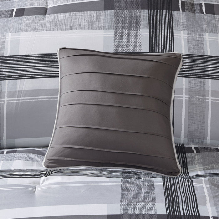 Plaid Comforter Set Doba