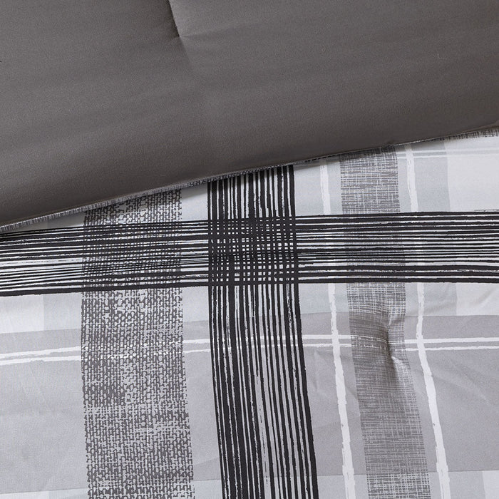 Plaid Comforter Set Doba