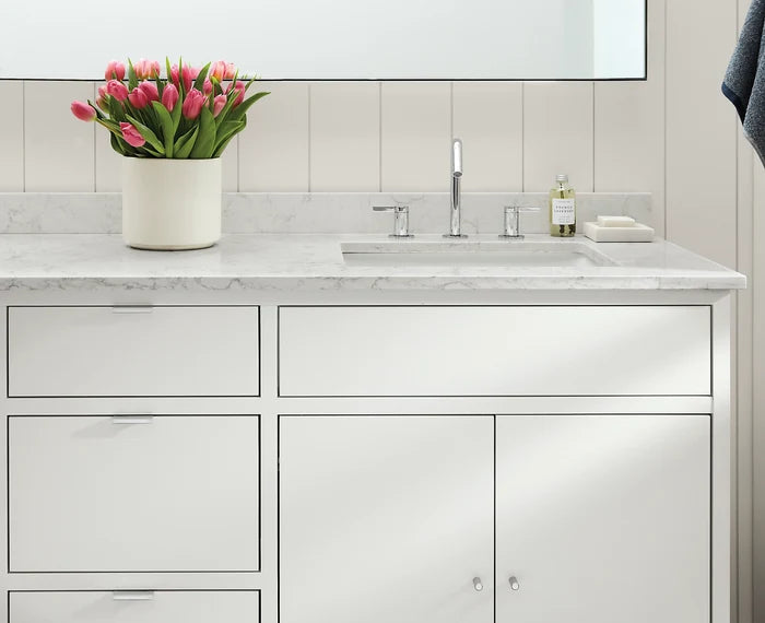 PLC White Soap Grooved Tray & Tumbler Set