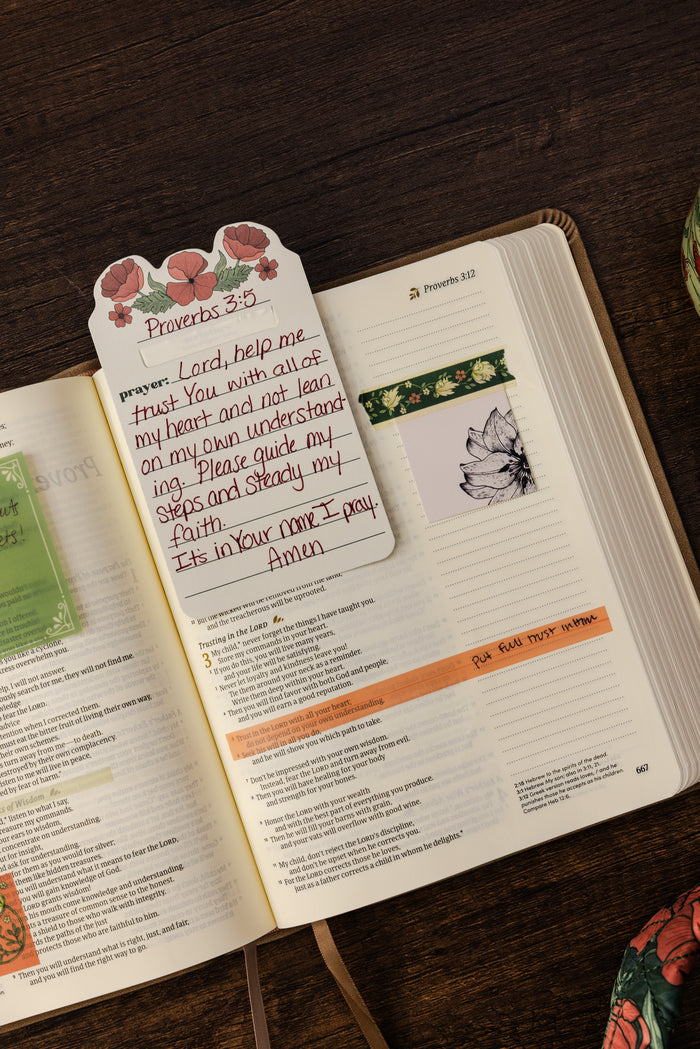 Praying Through Scripture Tab Notes - Morris Garden