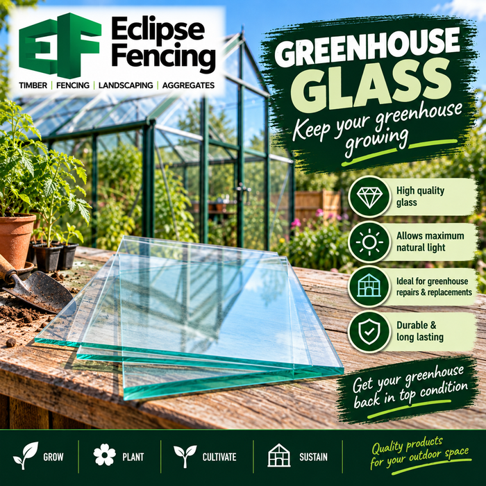 Premium Greenhouse Glass – Brighten Your Garden-Eclipse Fencing