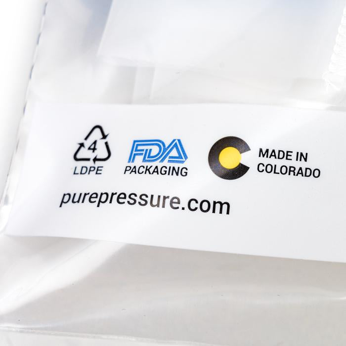 Pure Pressure 2.5" x 4.5" Food Grade Nylon Mesh Rosin Filter Bags (All Micron Sizes)