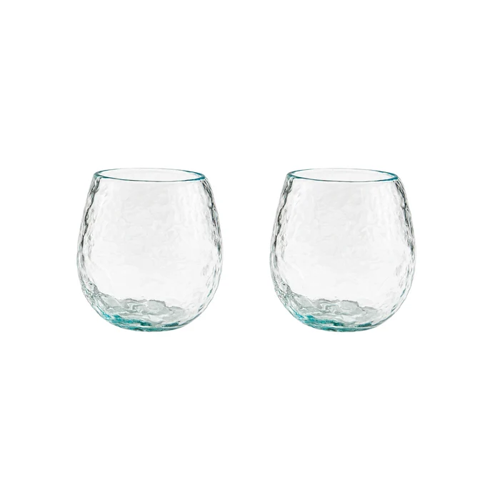 Quoise Glass Tumbler Set of 2 (Round)