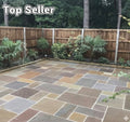 Raj Blend Sandstone Paving Patio Pack – Calibrated 22mm Natural Stone-Eclipse Fencing