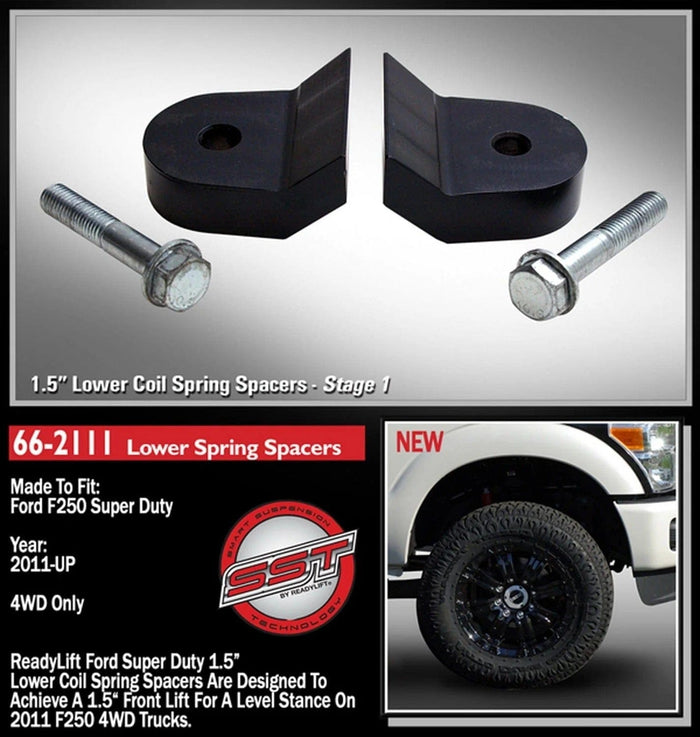 ReadyLift Suspension Front Leveling Kit ReadyLift 66-2111 Front Leveling Kit