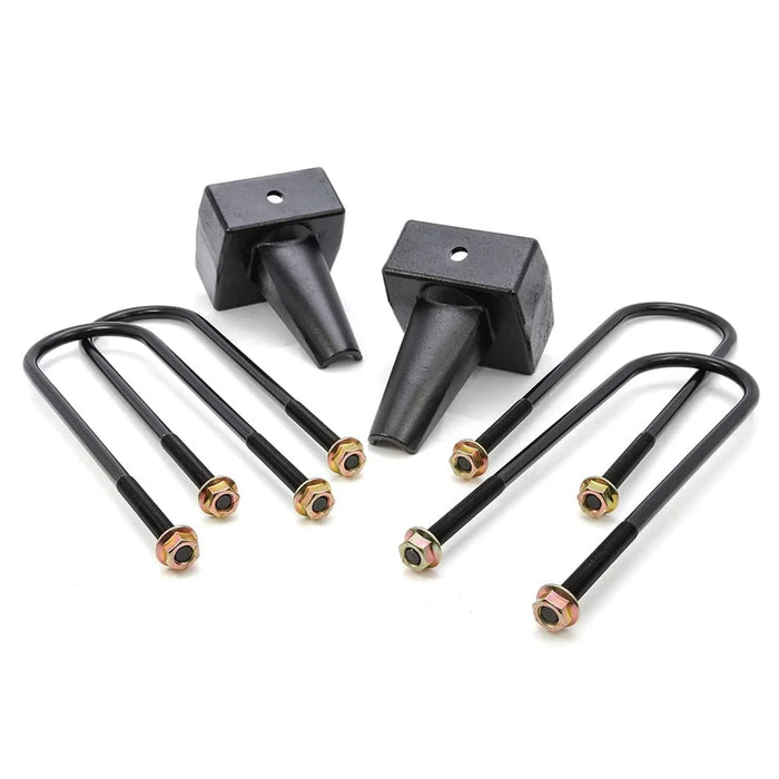 ReadyLift Suspension Block and U-Bolt Kit ReadyLift 66-2195 Rear Block Kit