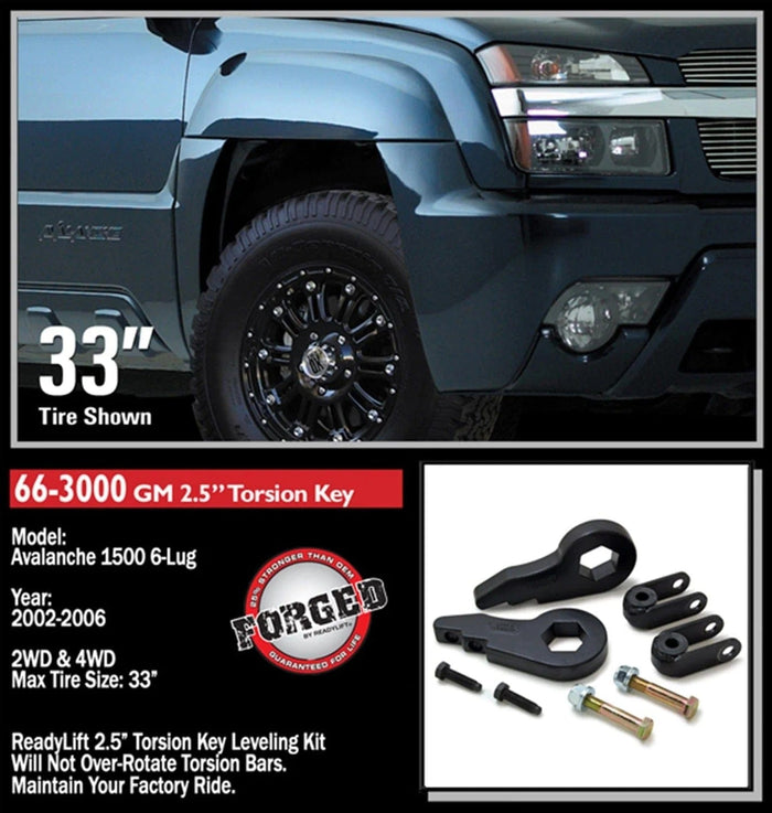 ReadyLift Suspension Front Leveling Kit ReadyLift 66-3000 Front Leveling Kit