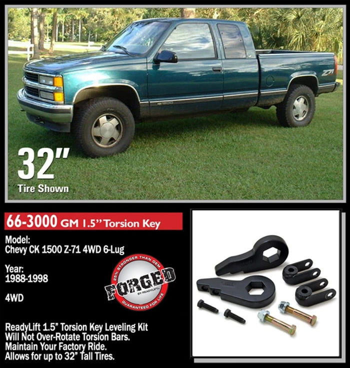 ReadyLift Suspension Front Leveling Kit ReadyLift 66-3000 Front Leveling Kit