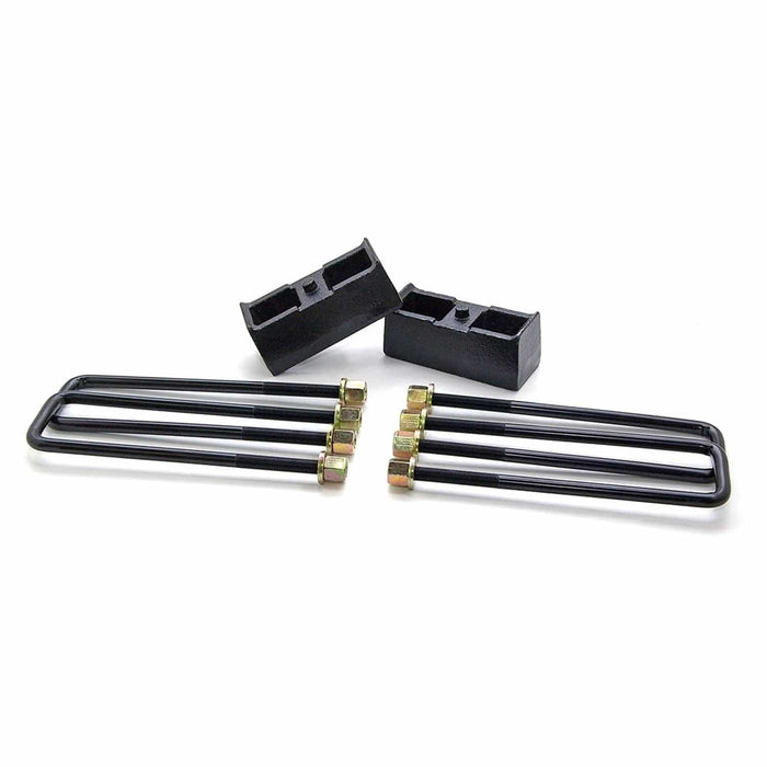 ReadyLift Suspension Block and U-Bolt Kit ReadyLift 66-3002 Rear Block Kit Fits Sierra 1500 Sierra 2500 HD Silverado 1500