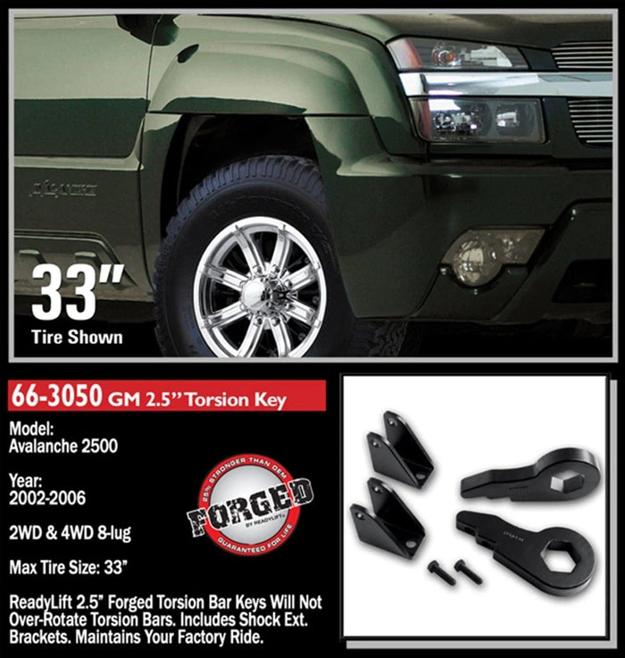 ReadyLift Suspension Front Leveling Kit ReadyLift 66-3050 Front Leveling Kit