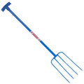 Red Gorilla 4 Prong Manure Fork with T Handle Durable Stable & Paddock Tool-Eclipse Fencing