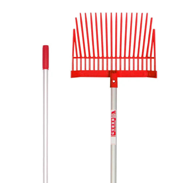 Red Gorilla Bedding Fork with Straight Handle Durable Stable & Barn Tool-Eclipse Fencing