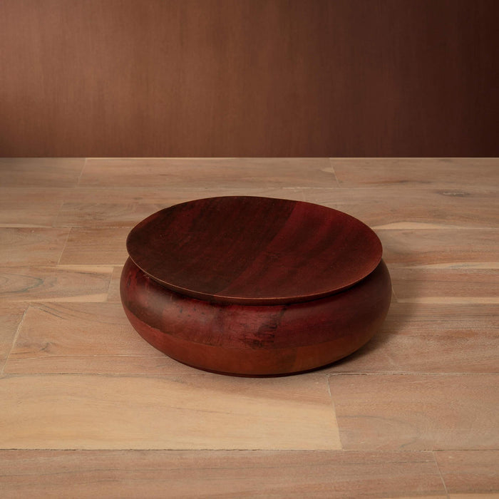 Red Mango Wood Roti Box