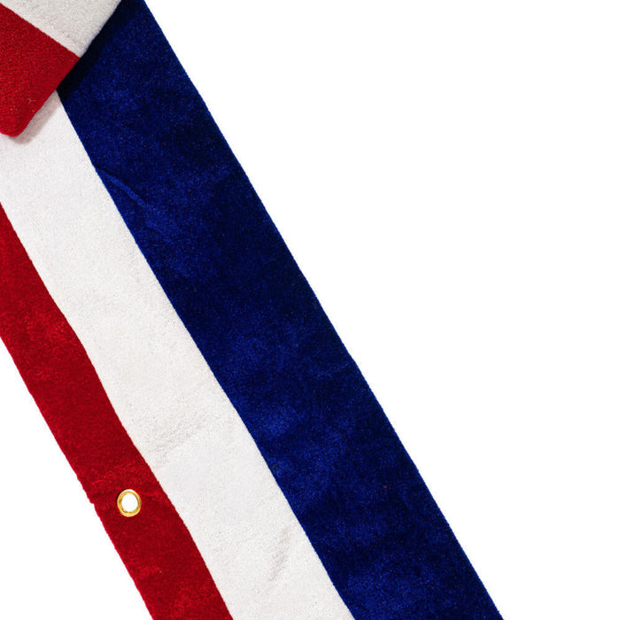 Red, White, Blue Velvet Bow Decor