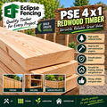 Redwood PSE 4x1 Timber – Smooth, Strong & Ready to Use-Eclipse Fencing