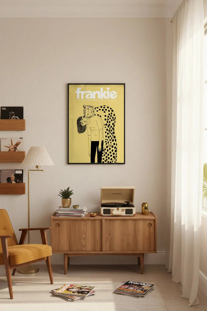 Retro Frankie Framed Canvas Collection - Divine Heart L.A.