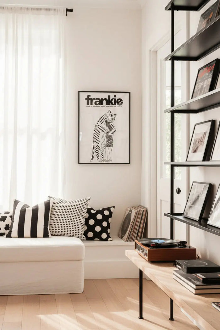 Retro Frankie Framed Canvas Collection - Divine Heart L.A.