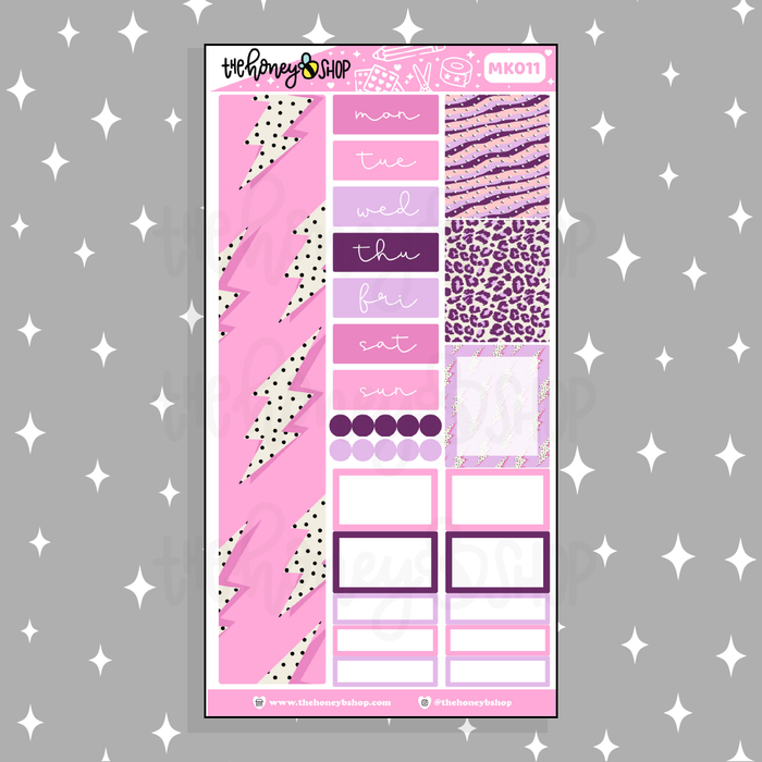 Retro Vibes BEE6 Monthly Kit | Fits BEE6 TRP Planner