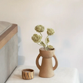 rose gold crochet flower set of 3