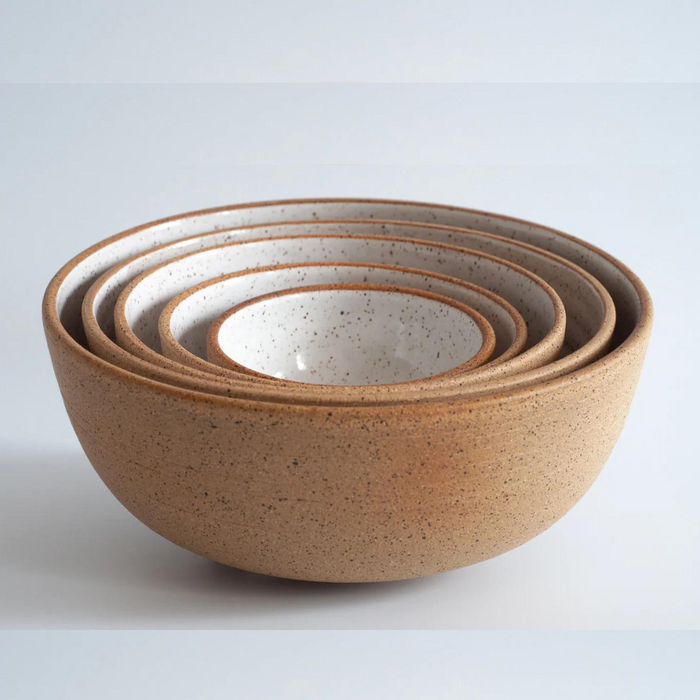 RPK White + Nude Nesting Bowl, Large