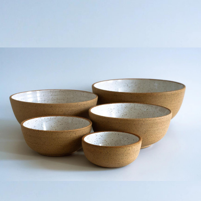RPK White + Nude Nesting Bowl, Large