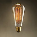 Rustic Forge Pendant Light - Bulb / 9.8" x 6.3" / 25cm x 16cm - Level Decor