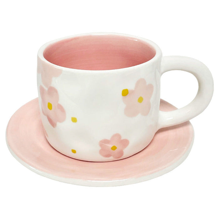 Sakura Ceramic Mug And Plate Set Coquette Dreams