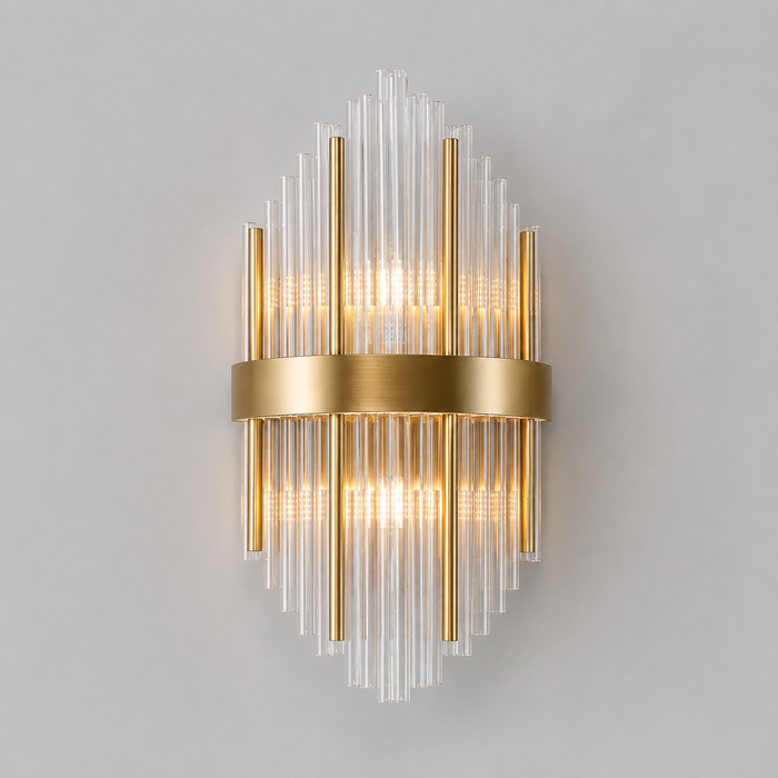 Sana Glass Tubes Sconce