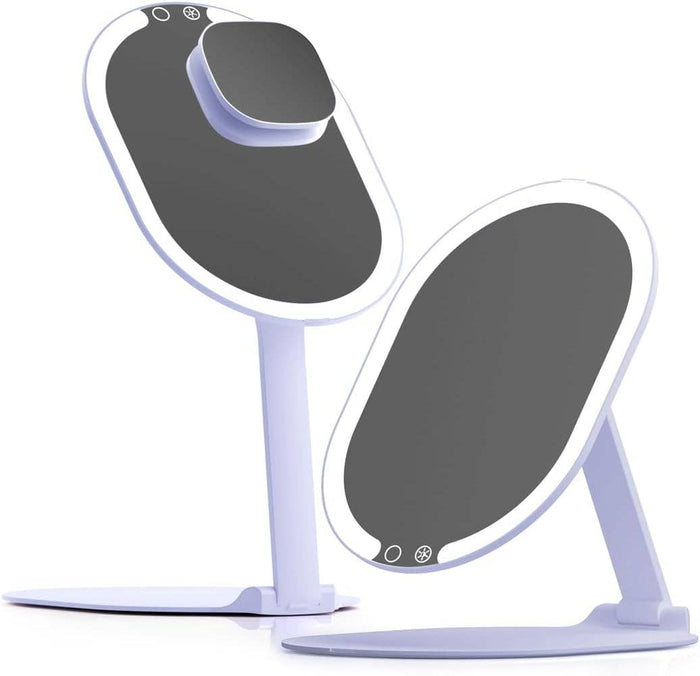Sara Ultra Slim Foldable Lighted Travel Mirror