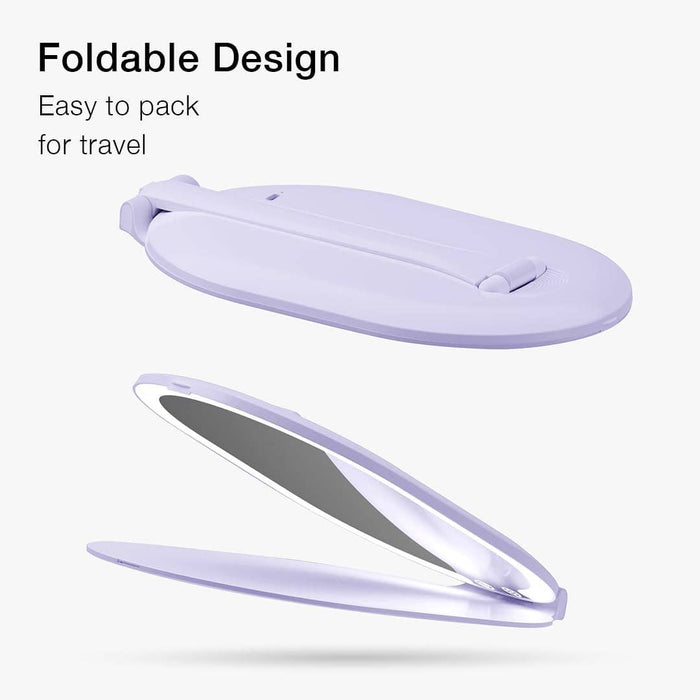 Sara Ultra Slim Foldable Lighted Travel Mirror