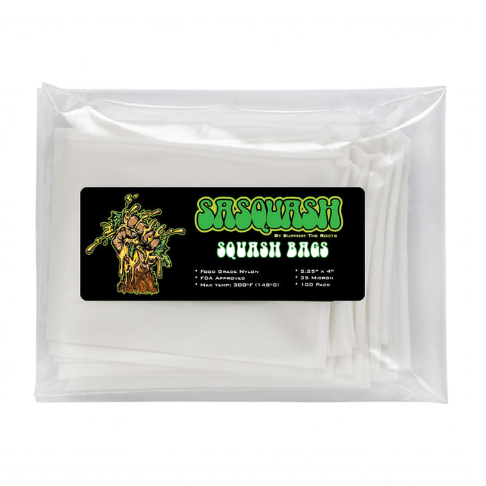 Sasquash 2.25" X 4" Premium Extraction Rosin Bags - Pack of 100 (35u)