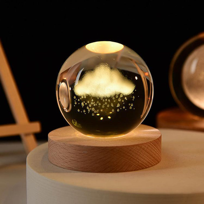 Say Goodnight 3D Crystal Ball Night Light - Divine Heart L.A.