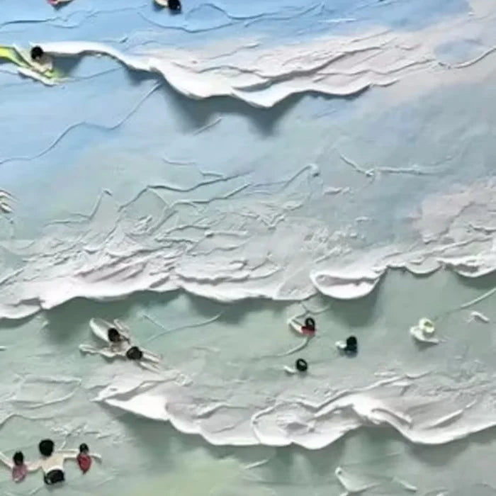 Seascape and Snowy Peak Painting Set of 2 #SP016