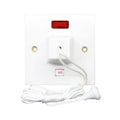 Securlec 1 Gang Ceiling Switch with Neon Indicator 45A – Durable & Easy Install-Eclipse Fencing