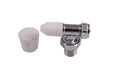 Securplumb C P Angle Radiator Valve 15mm – Chrome-Plated Brass Heating Valve-Eclipse Fencing