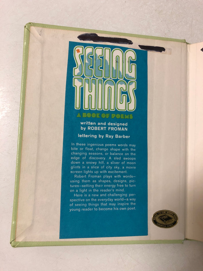Seeing Things A Book of Poems
