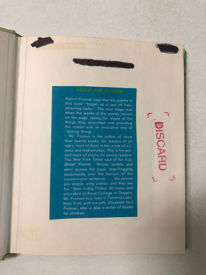 Seeing Things A Book of Poems