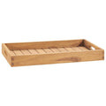 Serving Tray 23.6"x13.8" Solid Wood Teak - Divine Heart L.A.