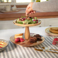 Sheesham 2 - tier cake stand