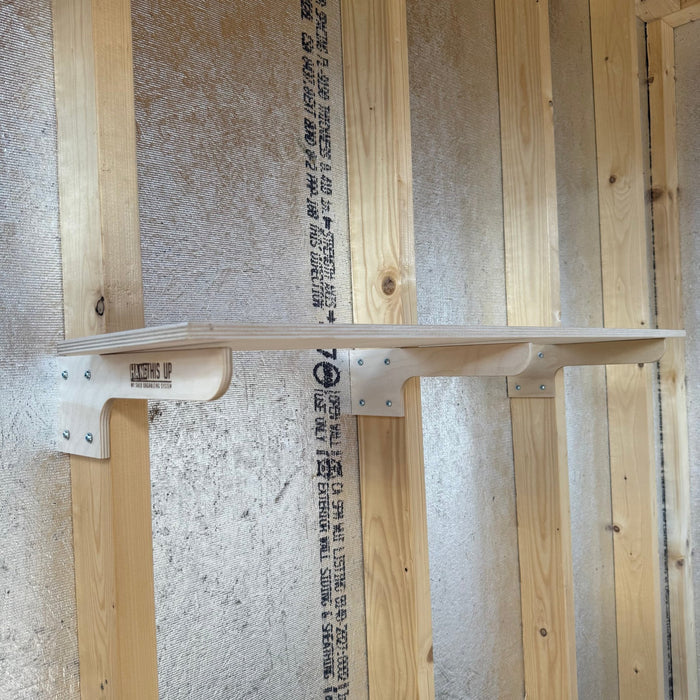 Shelf & Tool Rack Kit Stud Mounted - HangThis Up