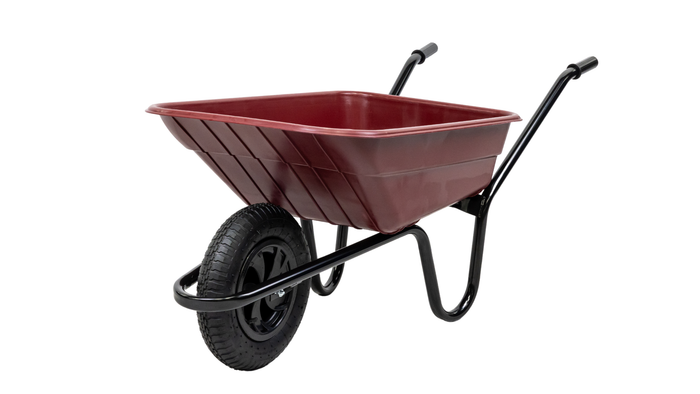 Shire Polypropylene Wheelbarrow – 90L Heavy Duty Garden & Contractor Wheelbarrow-Eclipse Fencing