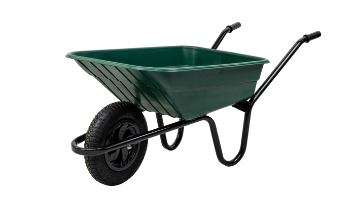 Shire Polypropylene Wheelbarrow – 90L Heavy Duty Garden & Contractor Wheelbarrow-Eclipse Fencing